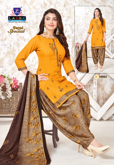 Lassa Payal Special 10 Casual Daily Wear Cotton Printed Dress Material Collection